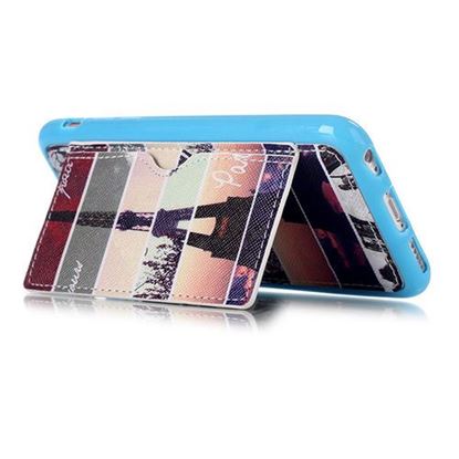 Picture of Eiffel Tower Pattern Back Holder Case For iPhone 6 Plus & 6s Plus