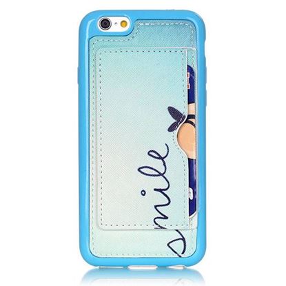 Picture of Smile Pattern Back Holder Case For iPhone 6 6s