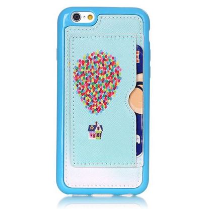 Picture of Ballon Room Pattern Back Holder Case For iPhone 6 6s