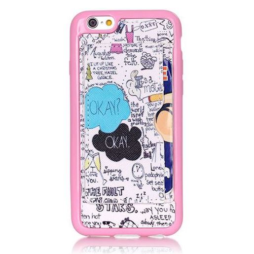 Picture of OK Figure Pattern Back Holder Case For iPhone 6 6s