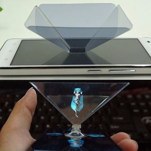 Picture of Holographic Display Stand 3D Projector For iPhone 6/6S Plus iPhone 6/6S Smartphone