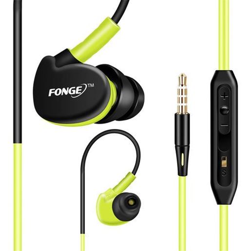 Picture of FONGE S500 Sport Stereo Bass 3.5mm In-ear Earphone Running Waterproof Sweatproof with Mic Headset