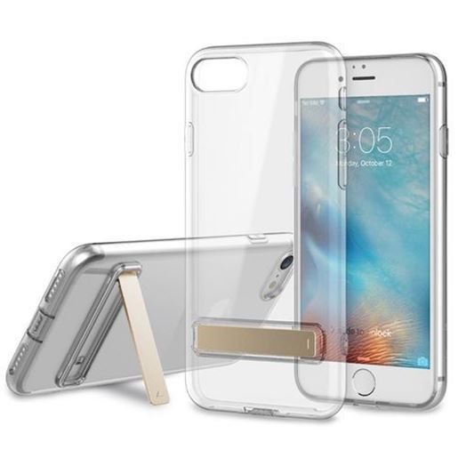 Picture of Rock Crystal Kickstand TPU Case With Dust Plug For iPhone 7/8