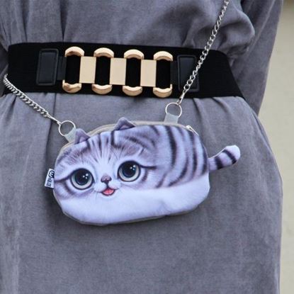 Picture of Women's Cat Face Shoulder Bag Crossbody Bag Phone Bag Coins Bag For iPhone Samsung Huawei Xiaomi