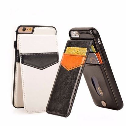 Picture of Card Holder PU Leather Shockproof Case For iPhone 7