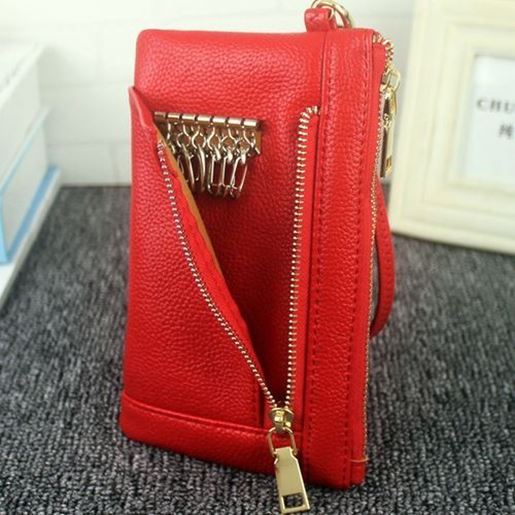 Picture of 5.5 Inch Women's Long Wallet Handbag Clutch Bag Phone Bag Keys Bag For iPhone 7/7 Plus Samsung