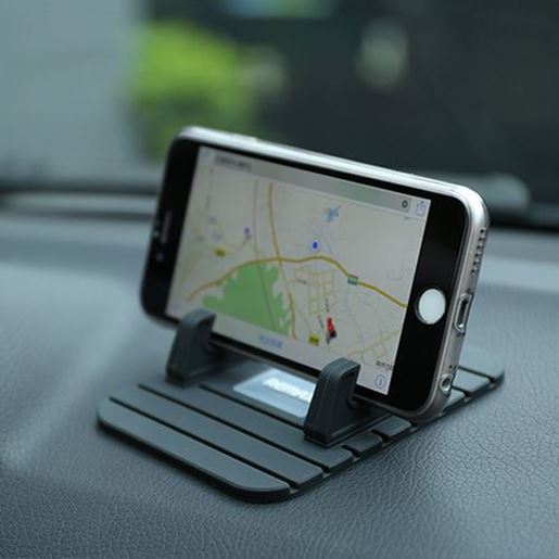 Picture of REMAX Non-Slip Soft Silicone Car Pad Desktop Mount Stand Charger Holder For iPhone For Samsung GPS