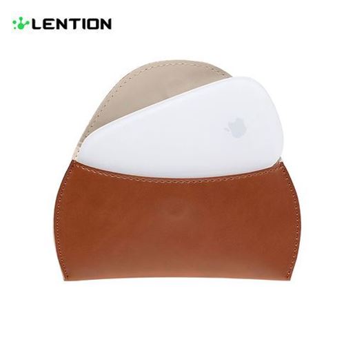 Picture of Lention Wireless Mouse Leather Bag Pouch For MacBook Air Pro