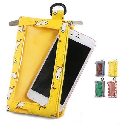 Picture of Multifunctional Earphone Jack Touch Screen Purse Phone Wallet for Phone Under 4.7-inch