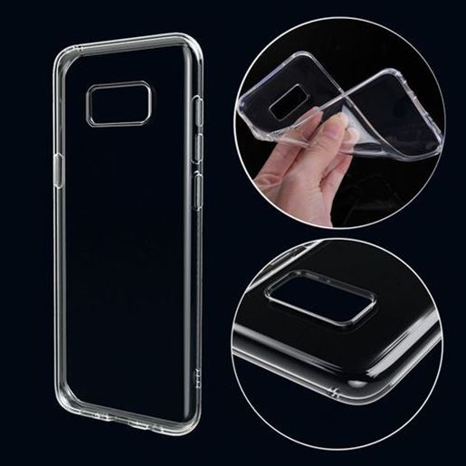 Picture of Soft TPU Ultra Thin Transparent Back Case for Samsung Galaxy S8