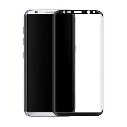 Picture of 3D Arc Edge Colored Full Screen Cover Tempered Glass Screen Protector For Samsung Galaxy S8 Plus