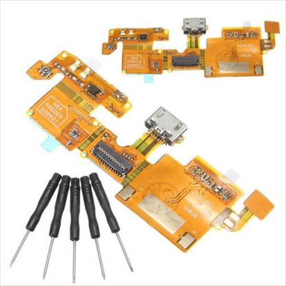 Picture of USB Charging Charger Port Connector Flex Cable Ribbon Replacement With Tool For ZTE Blade V6