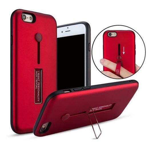 Picture of Bakeey Built-in Kickstand Strap Grip PC+TPU Protective Case For iPhone 6/6s 4.7 Inch