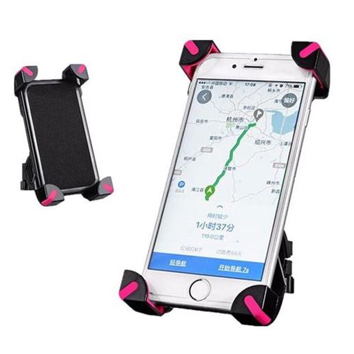 Picture of RockBros 360 Degree Rotation Adjustable Bicycle Handlebar Clip Holder for 3.5-7 inch Phone GPS