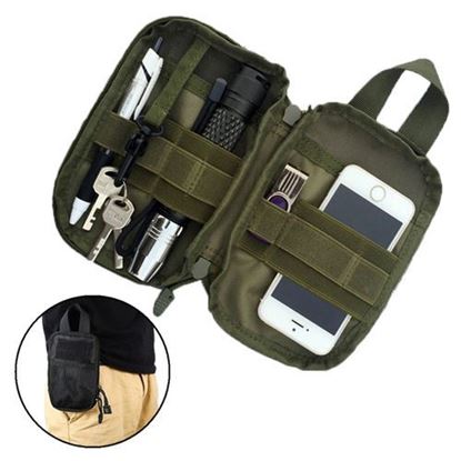 Picture of Outdoor Sport Tactical Waist Bag Storage Phone Bag for Phone Under 6.5 inches