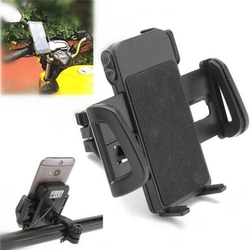 Picture of Universal Motorcycle MTB Bike Handlebar Water-proof USB Charging Mount Phone Holder for Cell Phone