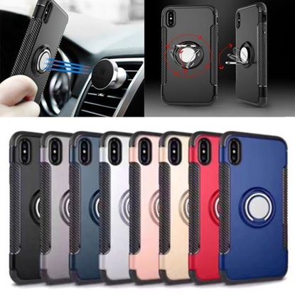 Picture of Ring Grip Stand Holder Case For iPhone X/7/8/6/6s/6 PLus/6s Plus/5/5s/SE