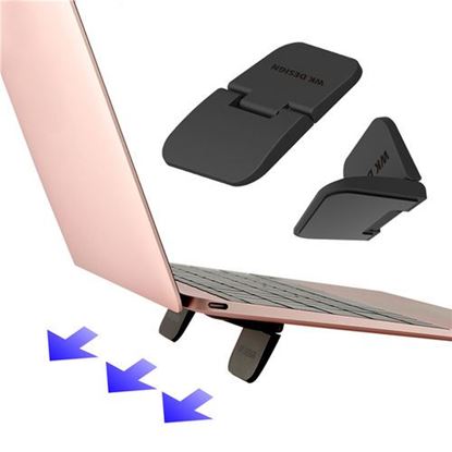 Foto de WK Design 2PS Multifunctional Anti-skid Foldable Desktop Stand Holder for Phone Tablet Laptop