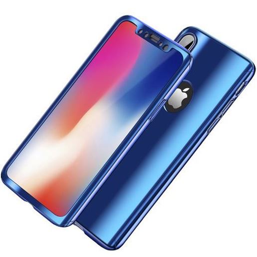 Picture of Bakeey Plating 360?Â° Full Body Case+Tempered Glass Film For iPhone XR/XS/XS Max/X/8/8 Plus/7/7 Plus/6s/6s Plus/6/6 Plus