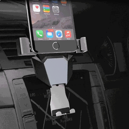 Picture of Universal Gravity Linkage Auto Lock Metal Car Mount Air Vent Phone Holder Stand for Mobile Phone