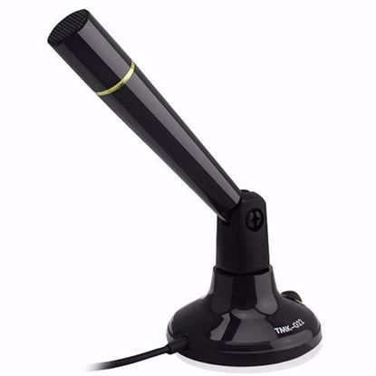 Picture of Invons TMK-G22 Computer Microphone Karaoke 360 Degree Rotation Wired Tabletop Condenser Microphone