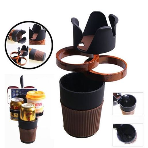 Picture of Universal Multifunctional ABS Lightweight Car Mount Phone Holder Bottle Drinks Holder