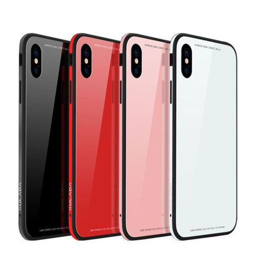 Picture of SULADA Metal Aluminium Bumper 9H Tempered Glass Back Case for iPhone X 6/6s Plus 7/8 Plus