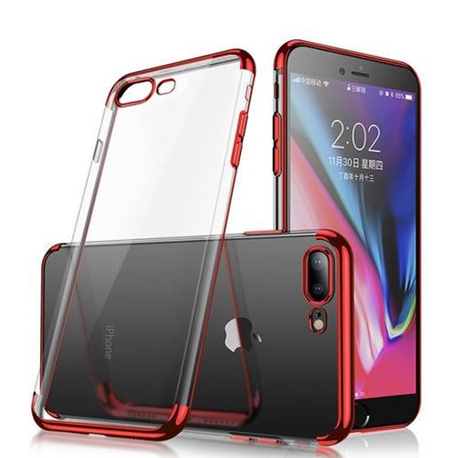 Picture of Cafele Plating Transparent Soft TPU Case For iPhone 7 Plus/8 Plus 5.5"