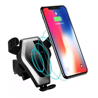 Picture of Bakeey Qi Wireless Car Suckers Cup Air Vent Mount Desktop Holder Fast Charger for iPhone X S8 Note 8