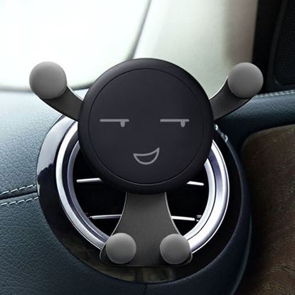 Picture of Universal Gravity Auto Lock Car Phone Holder Air Vent Stand for Samsung iPhone Smart Phone