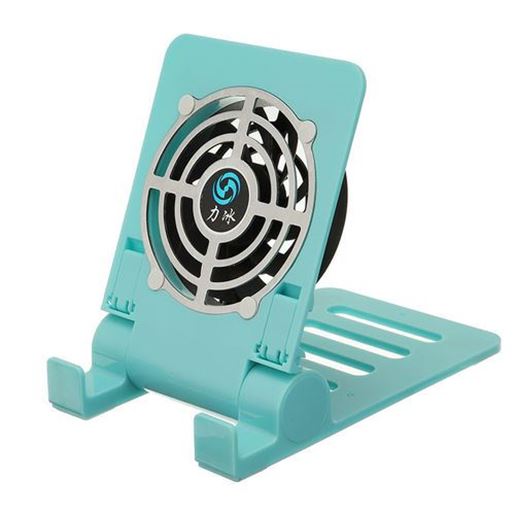 Picture of Bakeey Mini Fan Cooling Desktop Phone Holder Foldable Heat Dissipation Lazy Stand for Samsung