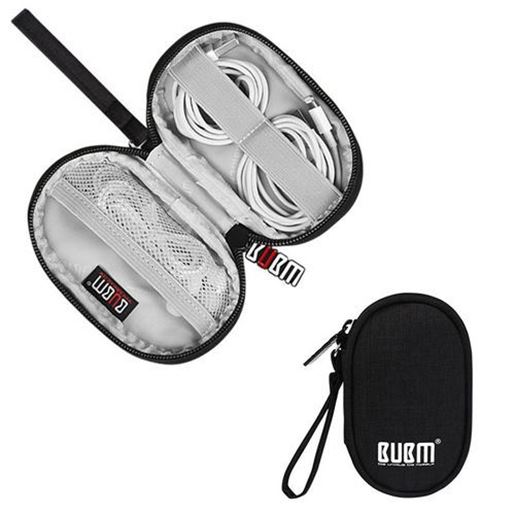 Picture of BUBM Large Capacity Portable Storage Pouch Earphone Cable Accessory Organized Managment Storage Bag