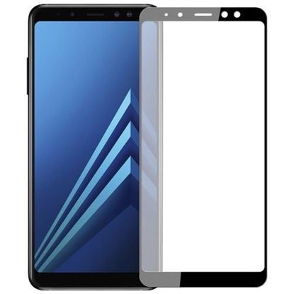 Picture of Soft Curved Edge Tempered Glass Phone Screen Protector for Samsung Galaxy A8 Plus 2018