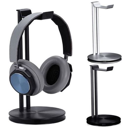 Picture of Universal Aluminum Alloy Lightweight Headphone Stand Headset Holder Earphone Stand Bar Mount