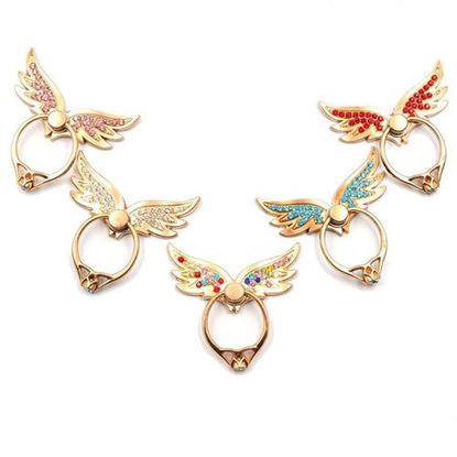 Picture of Bakeey Bling Bling Wing 360 Degree Rotation Finger Ring Holder Desktop Kickstand for iPhone