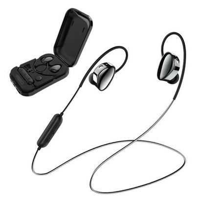 Picture of BOROFONE BE14 Sport IPX4 Waterproof Bass bluetooth Earphone With 2300mAh Charger Box Power Bank