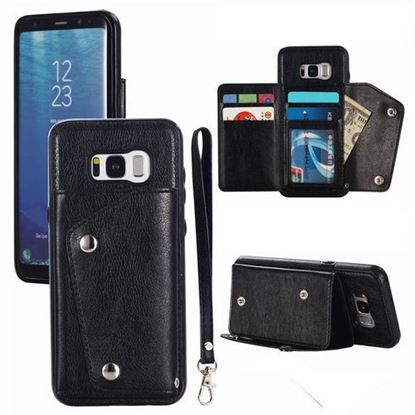 Picture of Bakeey Classic PU Leather Wallet Card Slots Bracket Protective Case for Samsung Galaxy S8