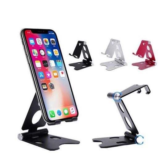 Picture of Bakeey Aluminum Alloy Anti-Slip Adjustable Desktop Phone Holder Stand for Mobile Phone For iPad