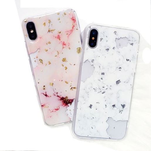 Picture of Glitter Glossy Bling Marble Soft TPU Protective Case for iPhone X 6/6s Plus/7/8 Plus