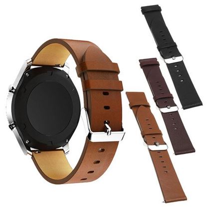 Image de 22mm Leather Watch Band Strap for Samsung Gear S3 Frontier/Classic