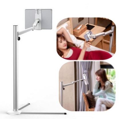 Picture of Universal Metal Multi-angle Rotation Clip Lazy Phone Holder Tripod for iPhone Mobile Phone iPad