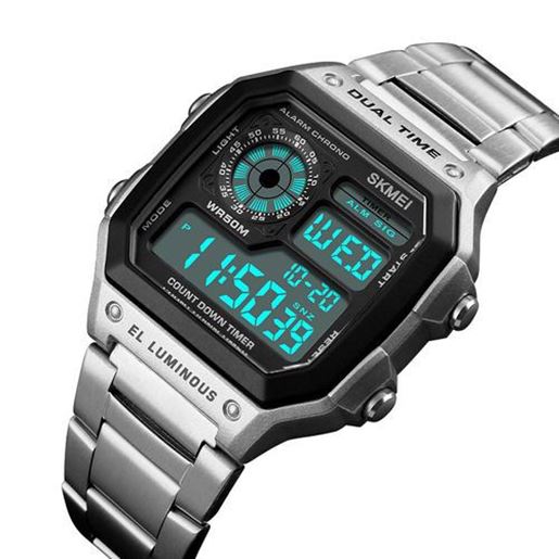 Picture of SKMEI 1335 Fashion Chronograph Stainless Steel Digital Watch