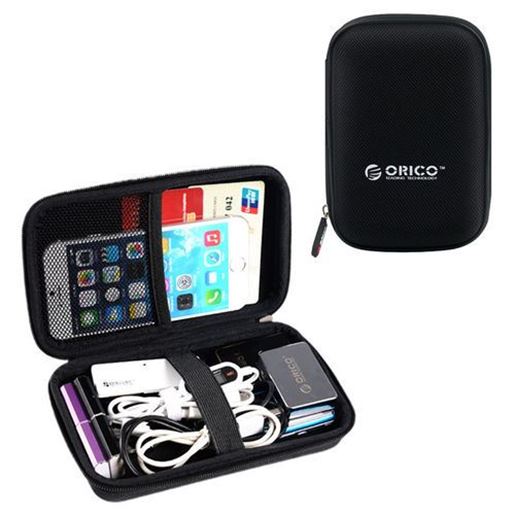 Picture of Orico 2.5 Inch Hard Drive Protective Bag Digital Accessory Earphone Cable Storage Bag Collection Box