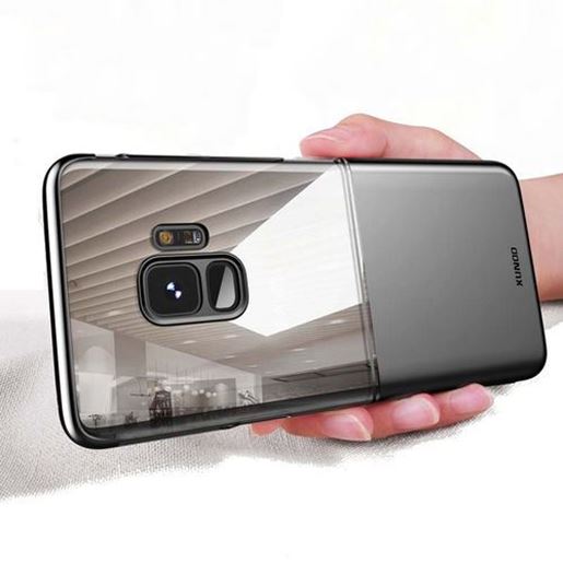 图片 Xundd Two-colors HD Clear Plating Hard PC Protective Case for Samsung Galaxy S9/S9 Plus