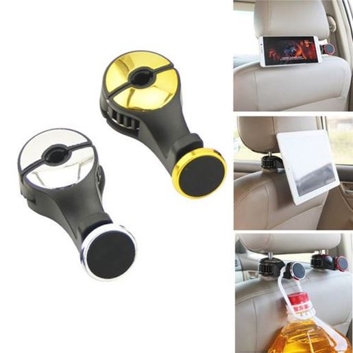 Picture of Universal Powerful Magnetic 360 Degree Rotation Headrest Car Holder for Mobile Phone Tablet