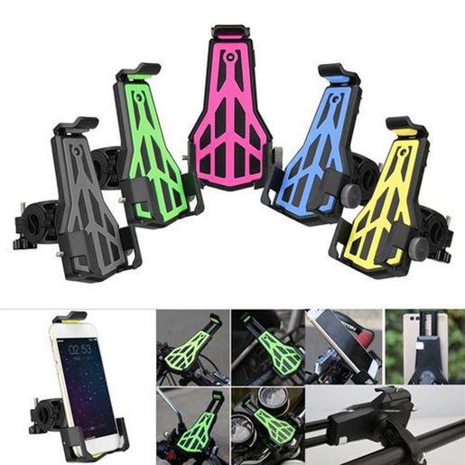 Picture of Universal Adjustable Clip Motorcycle Mount Bicycle Bike Handlebar Phone Holder for Mobile Phone