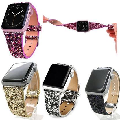 Picture of Glitter Watch Band Replacement For Apple Watch Series 1 38mm/42mm