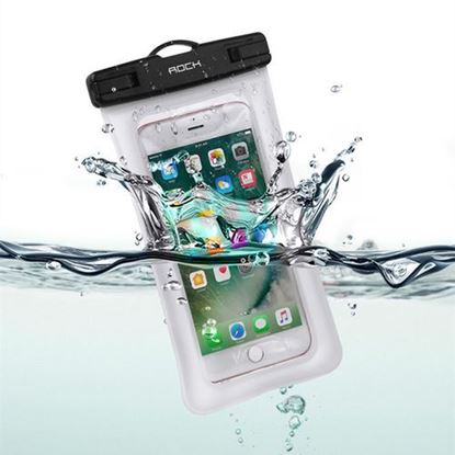 Picture of Rock Gasbag IPX8 Waterproof Fingerprint Unlock Screen Touch Phone Pouch Bag for iPhone Xiaomi