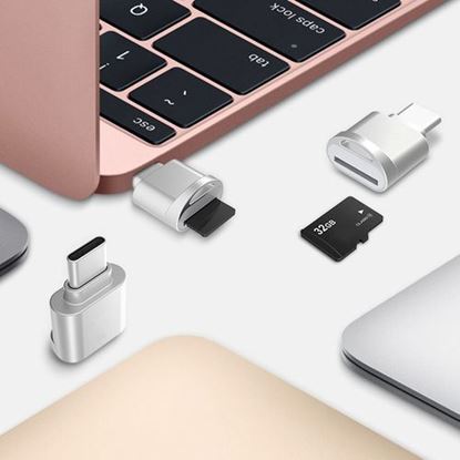 Picture of Mini Type-C USB 3.0 TF Card Memory Card OTG Card Reader For Macbook Phone Tablet