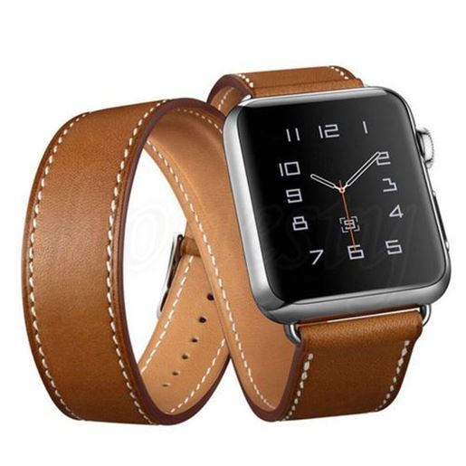 Picture of Genuine Leather Watch Band Strap Replacement For Apple Watch Series 1 42mm